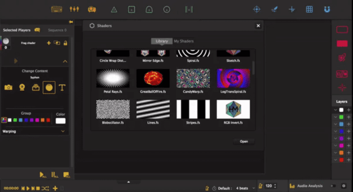 HeavyM 1.10 - Nuance de menu