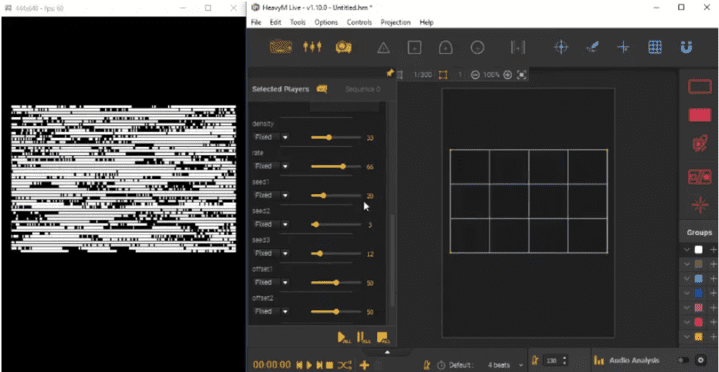 HeavyM 1.10 - Paramètres du shader