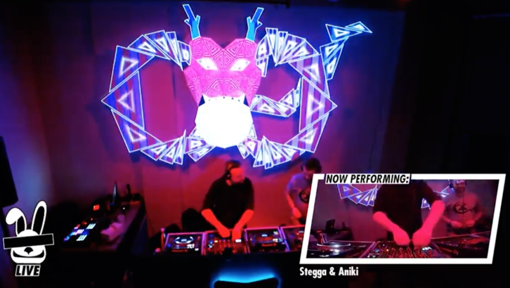 Rabbit Revolution - DJ Live stream with mapping