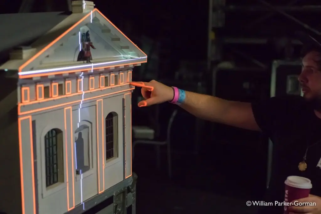 HeavyM workshop - Glastonbury Festival - close up
