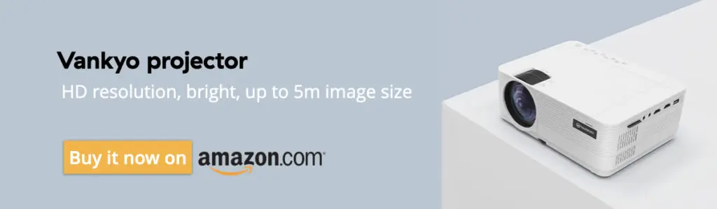 Projector for digital art frame