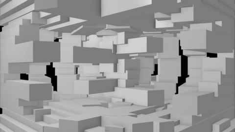Projection mapping loops - Extrude compo