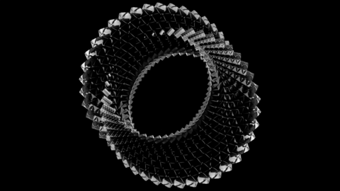 Video mapping loops - Radial cercle