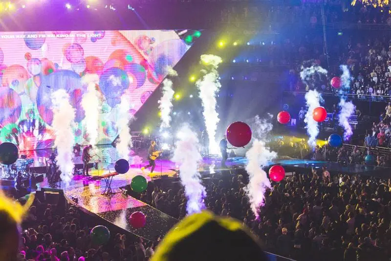 Scenic design for rock concert