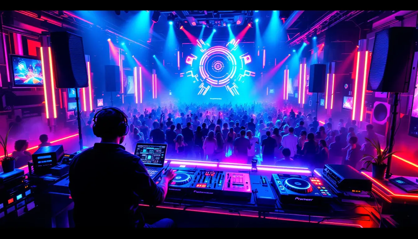 An assortment of advanced DJ controllers and hardware for video DJing.