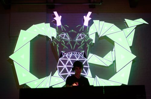 Live projection mapping - Rabbit revolution