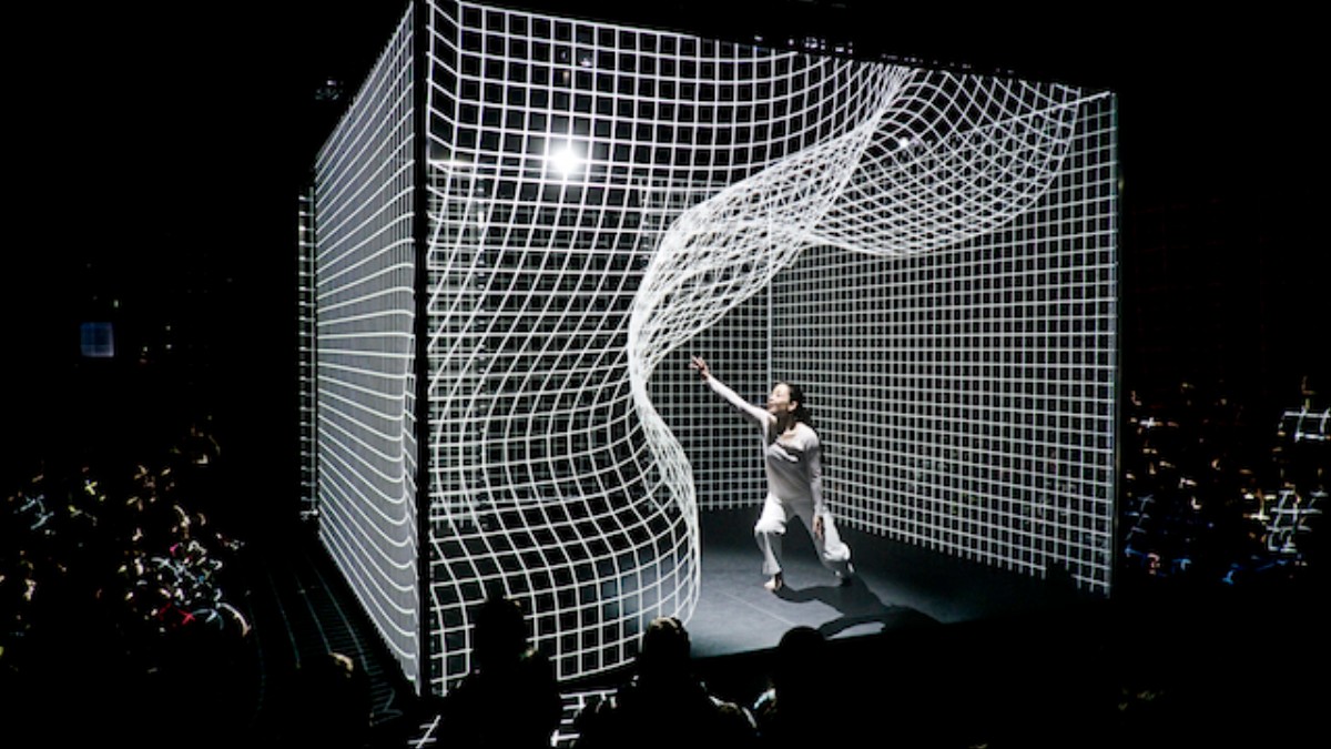 interactive projection for danse
