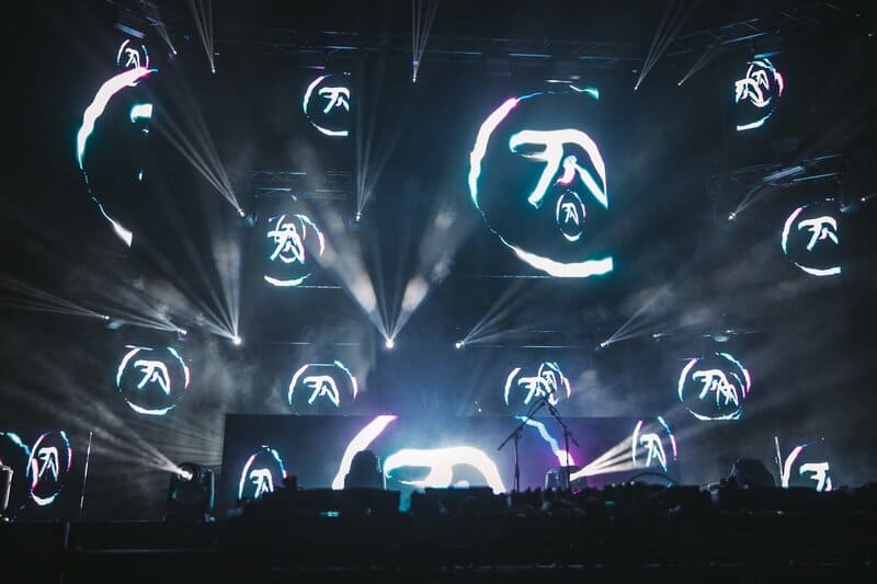 Music visuals performance - Aphex Twin