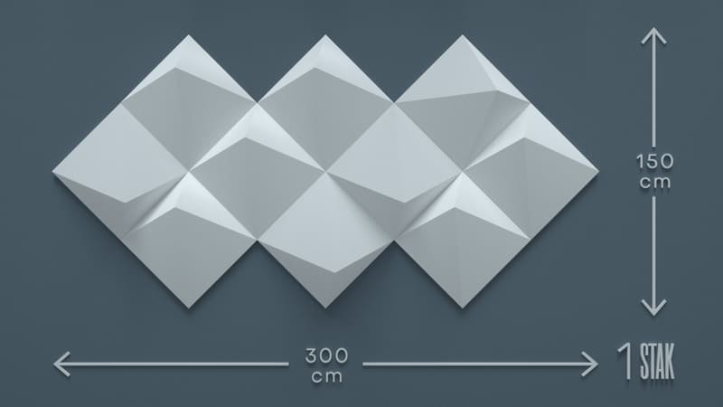 Stak - decoration dimensions