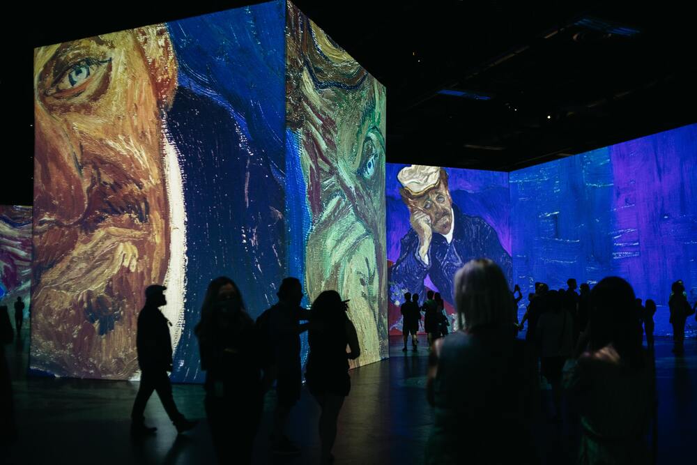 Projection mapping - Atelier des lumières