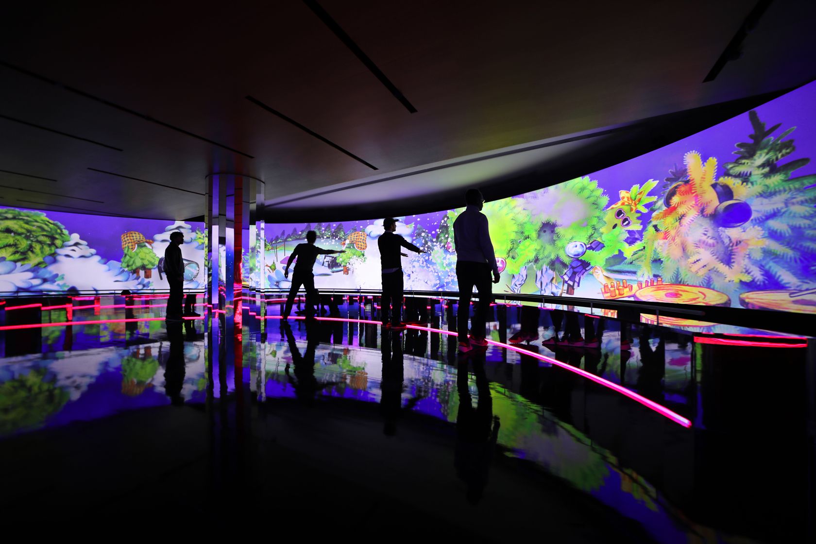 Interactive experience galeries-lafayette - EYS installation