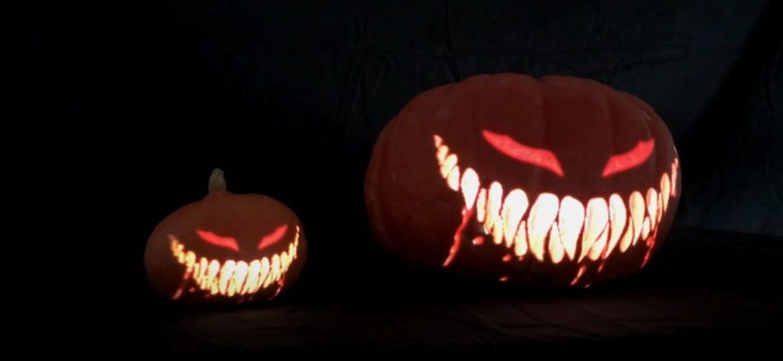 カボチャのハロウィン・マッピング カボチャのハロウィン・マッピング
