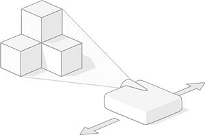 Projektionsabbildung - Schritt 2 - Projektor